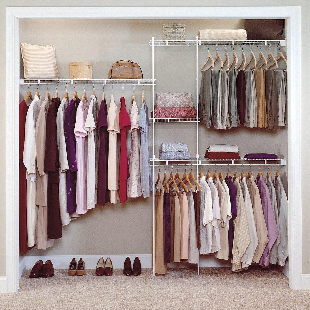 организация одежды в шкафу
